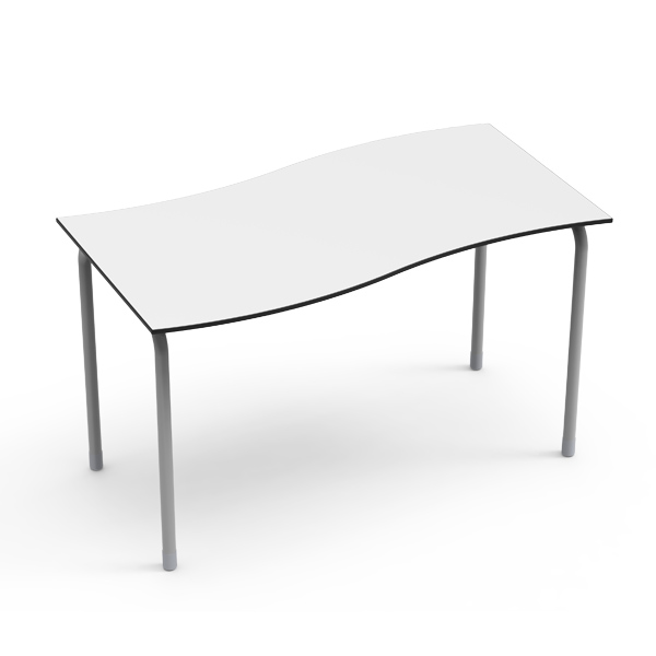 Desk 21 U – Rectangular Waved